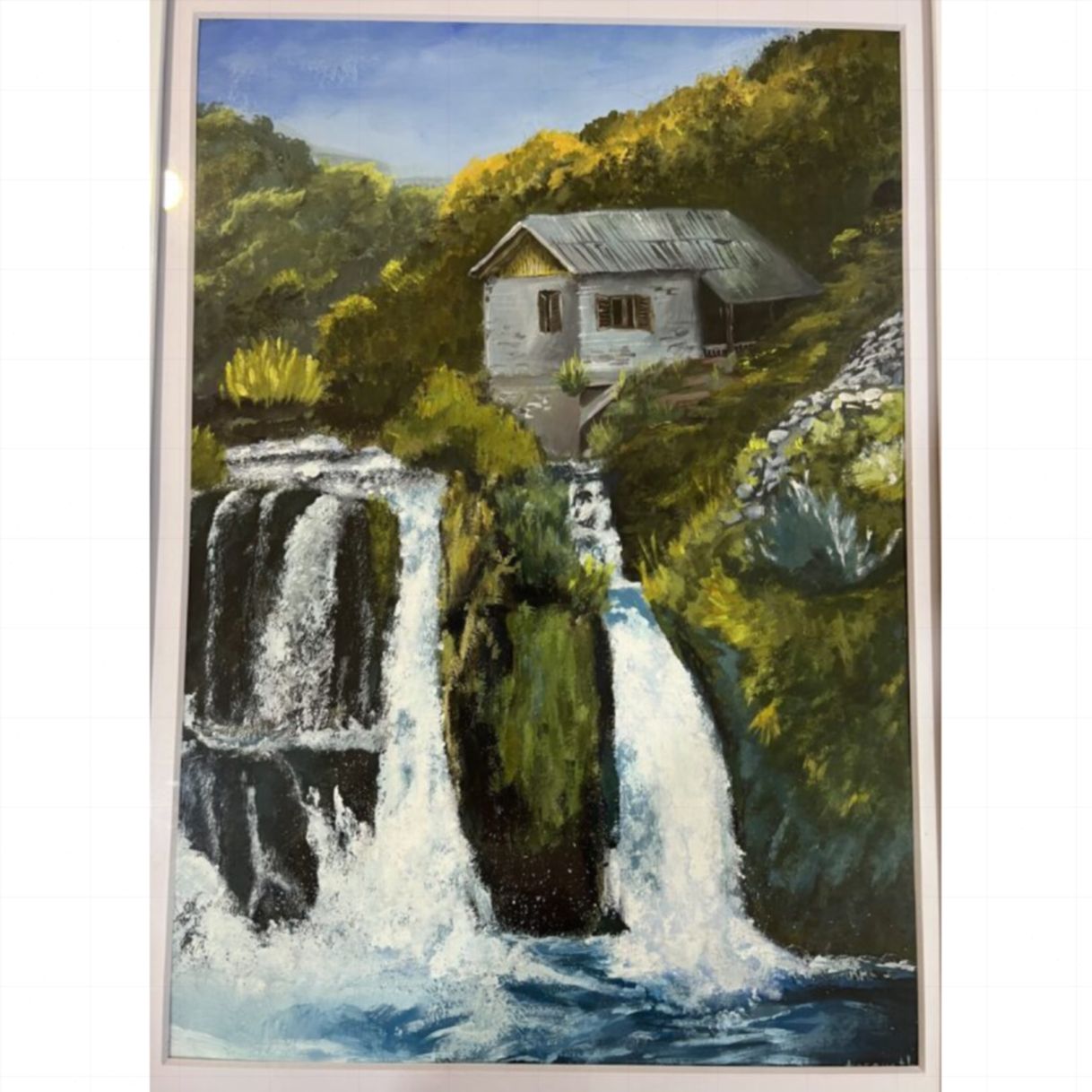 Tranh Phong Cảnh Vùng Cao An Yên Acrylic 50x80cm Độc Bản Năm 2022 