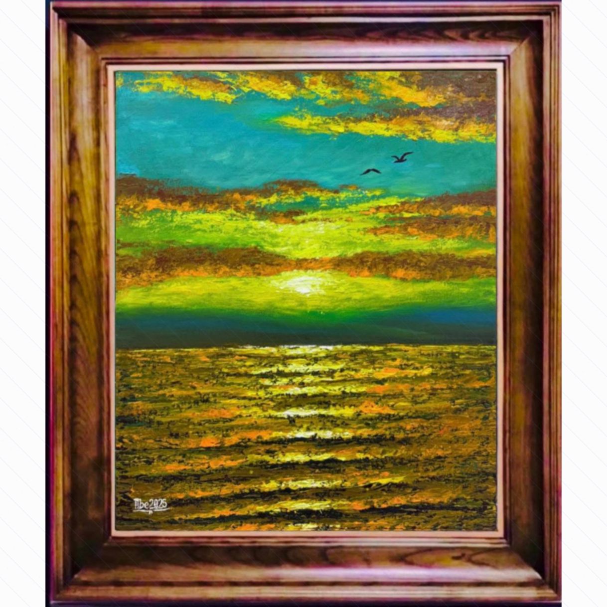 Tranh Phong Cảnh Biển Diệu Kỳ Acrylic Ấn Tượng 