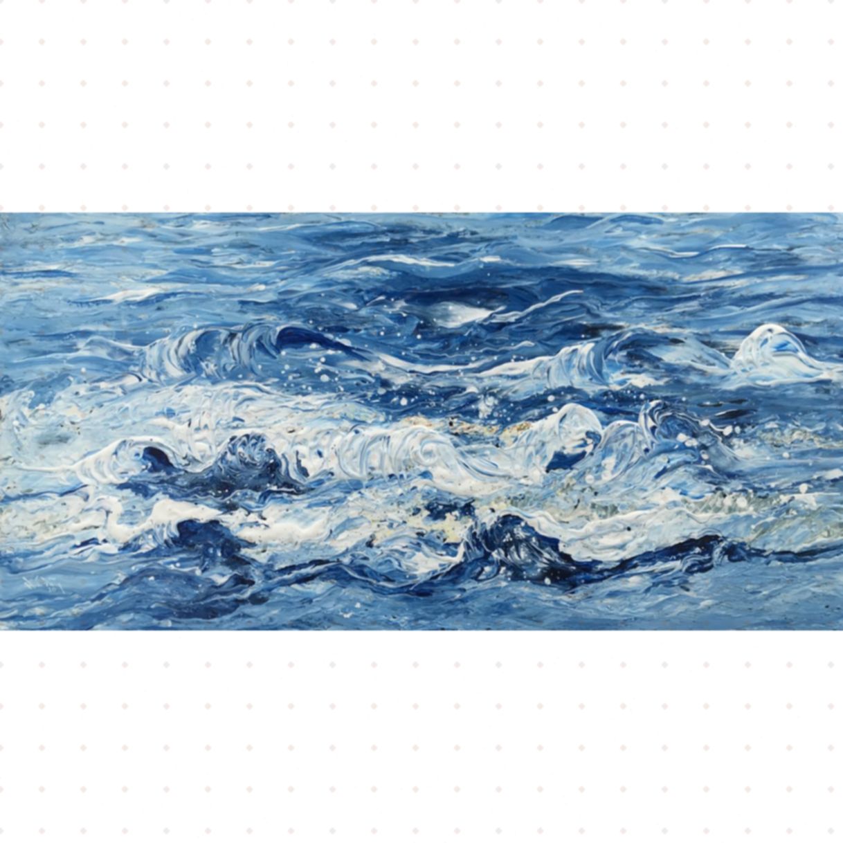 Tranh Biển Hát Acrylic Tranh Sáng Tác Độc Bản 