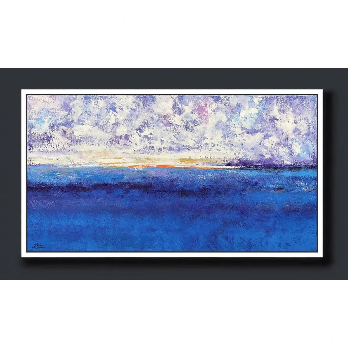 Tranh Phong Cảnh Đồng Quê Chân Trời Mới Acrylic 70x130cm Độc Bản 
