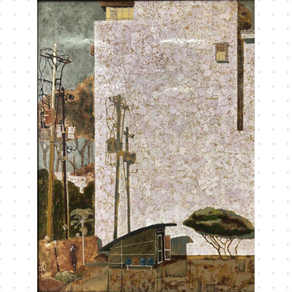 Tranh Sơn Mài Sau Cơn Mưa Sơn Mài 60x80cm Độc Bản Tác Giả 