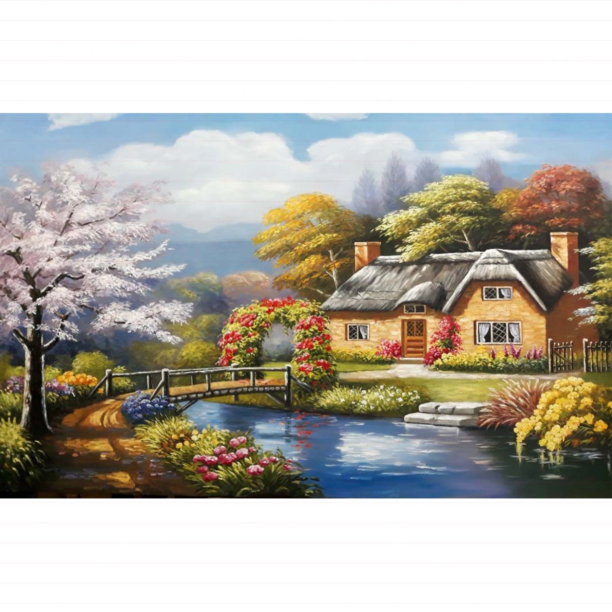 Tranh Sơn Dầu Phong Cảnh Thomas Canvas 80x100cm 