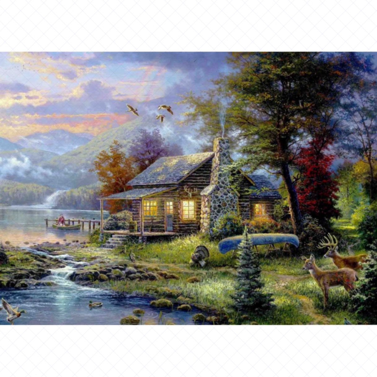 Tranh sơn dầu phong cảnh tpc009 gallery 150x80cm canvas chất lượng 