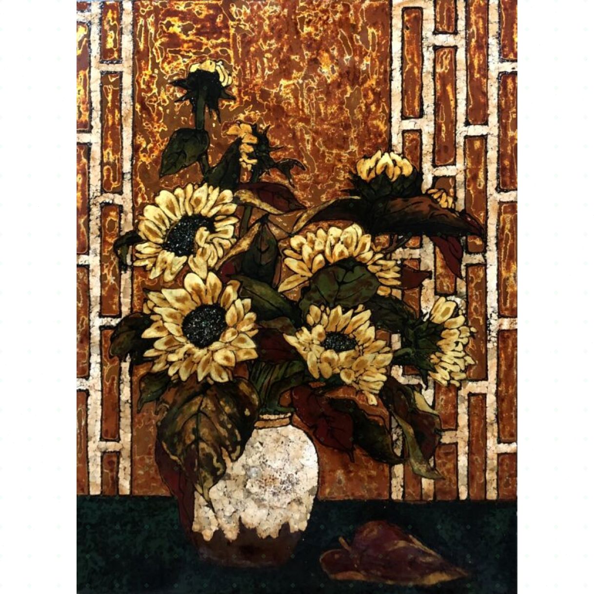 Tranh Sơn Mài Nắng Mới 60x80cm Sáng Tác 2022 Độc Quyền 