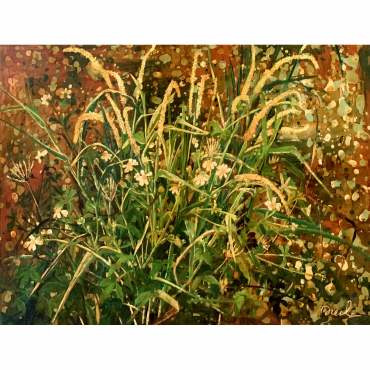 Tranh Sơn Mài Các Loài Hoa Hương Đồng Nội 60x80cm Năm 2024 