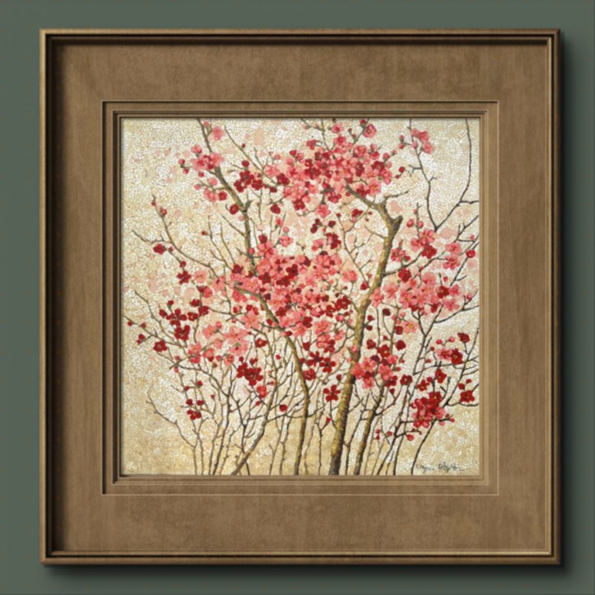 Tranh Sơn Mài Hiền Thục Độc Bản Kích Thước 60x60cm 