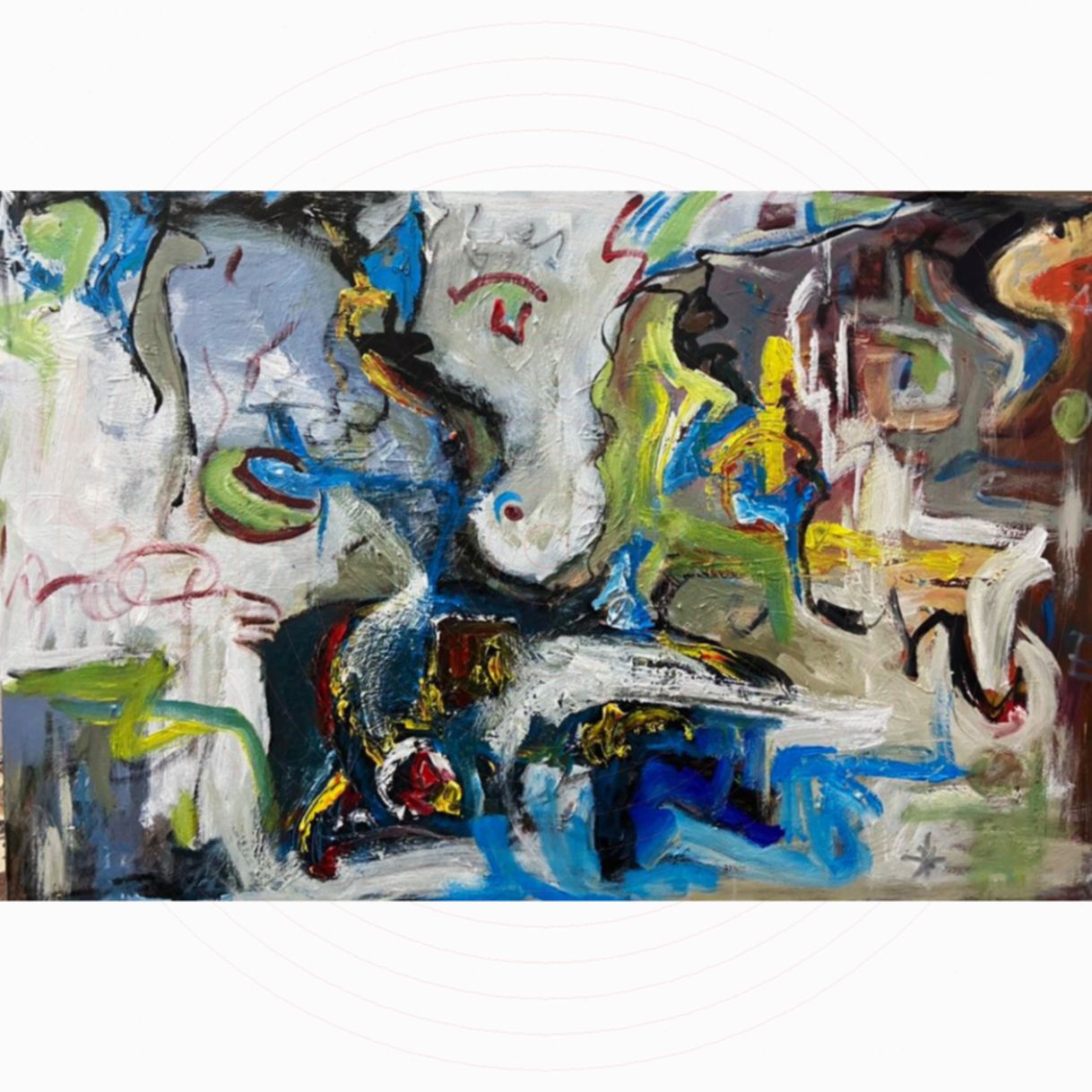 Tranh Nghệ Thuật Cảm Xúc Mùa Thu Acrylic 80x120cm Độc Đáo 