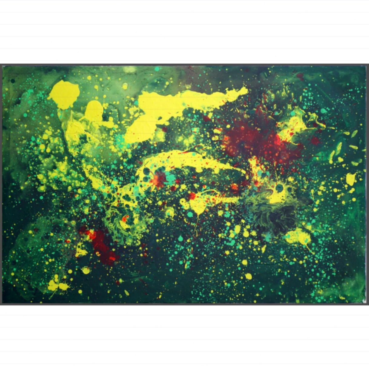 Tranh Trừu Tượng Mộc Acrylic 90x140cm Sáng Tác Nghệ Thuật Độc Bản 