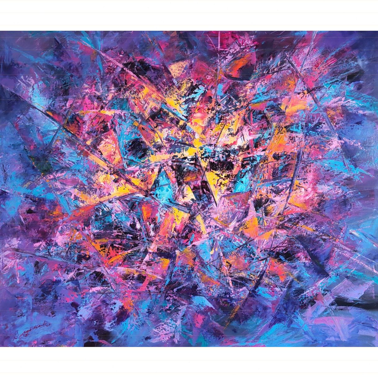 Tranh Trừu Tượng Four Seasons Acrylic ấn Tượng 