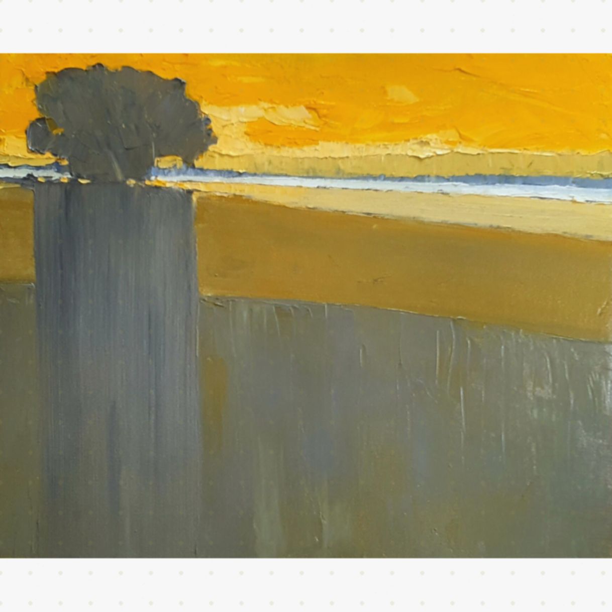 Tranh Sơn Dầu Phong Cảnh Toan Chưa Khung Kích Thước 50x60cm 