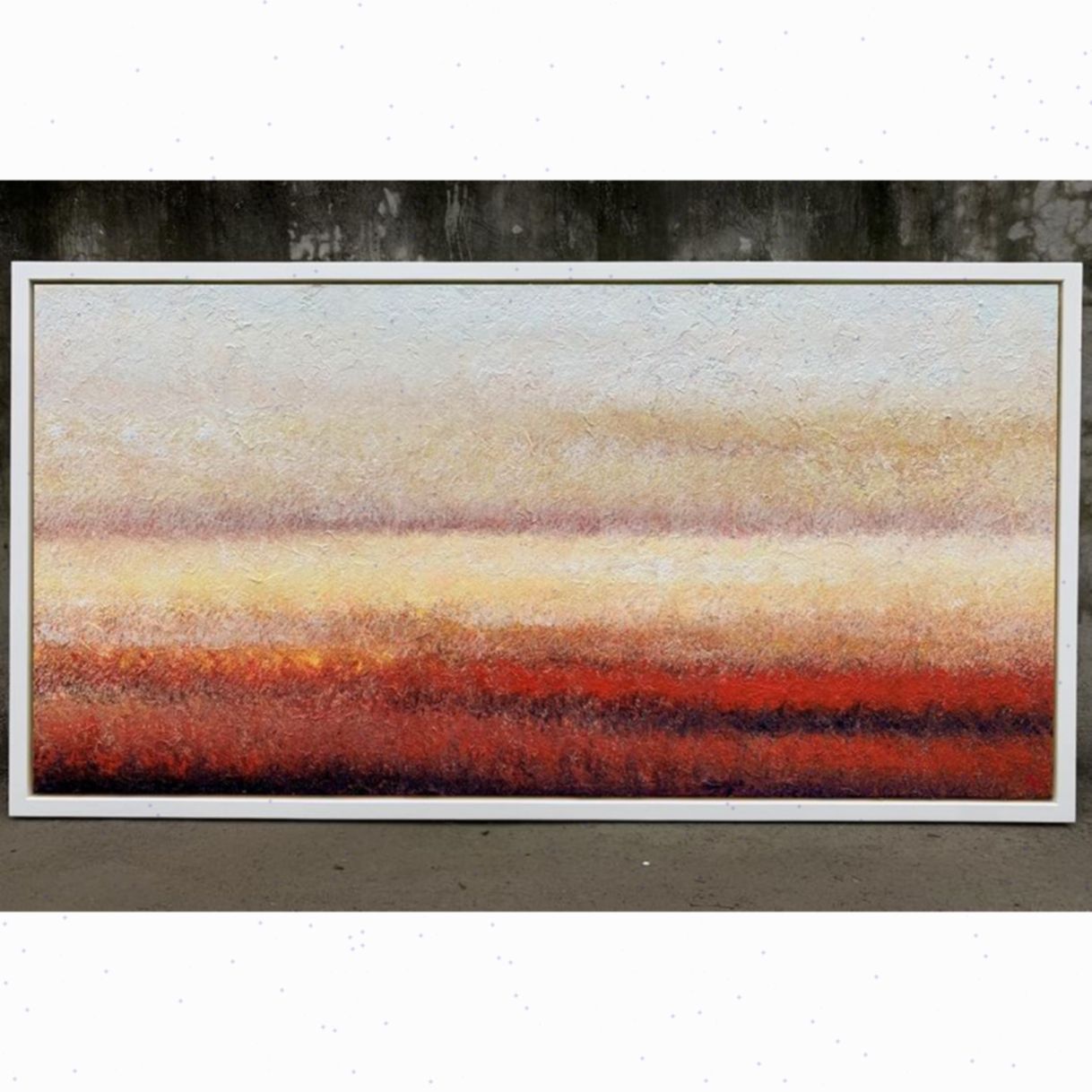 Tranh Trừu Tượng Yên Bình Acrylic 60x120cm sáng tác họa sĩ 2022 