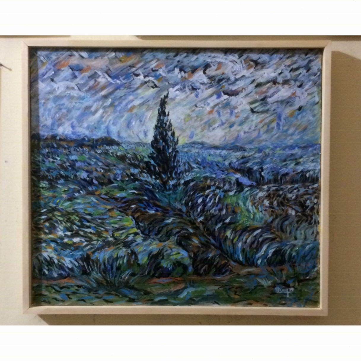 Tranh Nghệ Thuật Đường Vào Nhà Pao Acrylic Canvas 56-63cm 