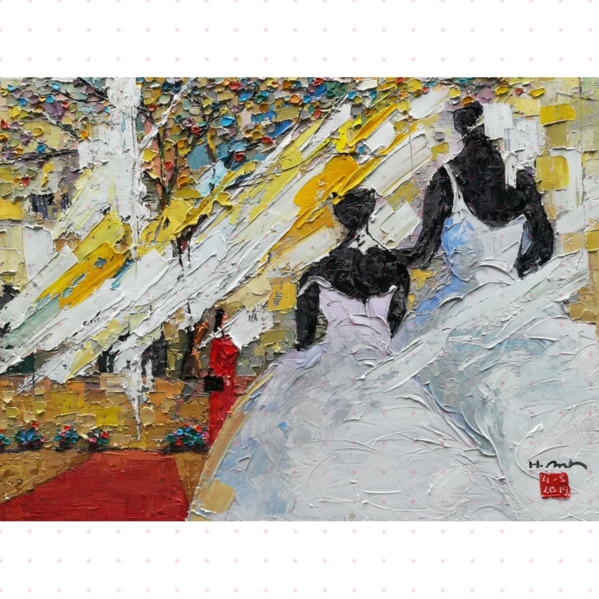 Tranh Sơn Dầu Hoàng Anh Điều Em Muốn 90x120cm 