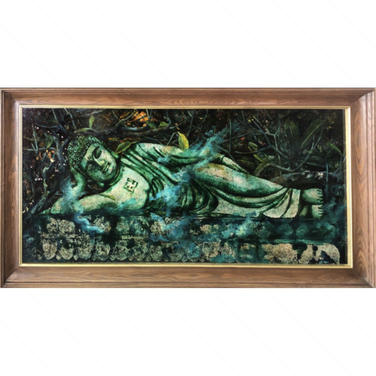 Tranh Sơn Mài Miền Tĩnh Lặng 60x120cm Độc Bản Năm 2024 Tinh Tế Sang Trọng 