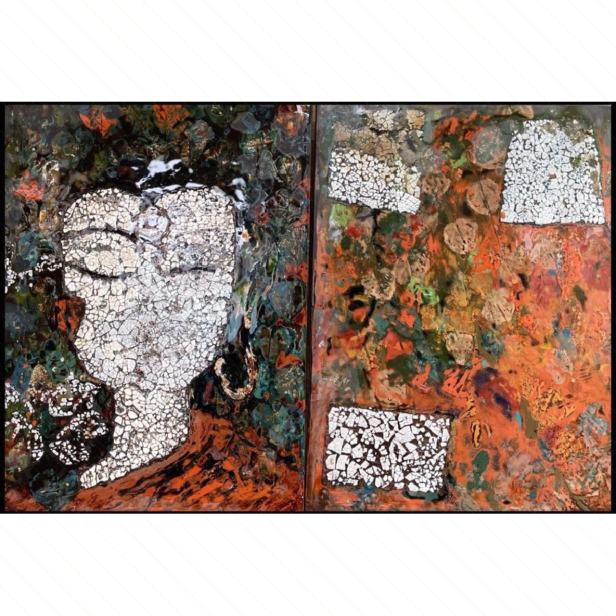 Tranh Sơn Mài Bồ Đề Phật Truyền Thống Độc Bản Kích Thước 40x60cm 
