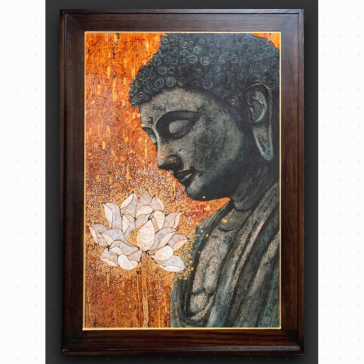 Tranh Sơn Mài Tâm Khởi Độc Bản Kích Thước 60x90cm 